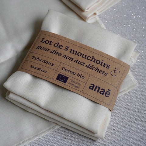 Mouchoirs | Lot de 3UneViePlusSaine