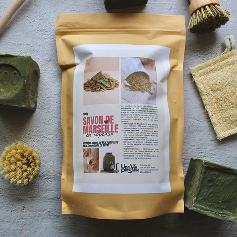 Copeaux de savon de Marseille | Savonnerie Le Sérailsavon de marseille en copeauxUneViePlusSaine