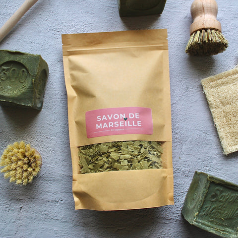 Copeaux de savon de Marseille | Savonnerie Le Sérailsavon de marseille en copeauxUneViePlusSaine