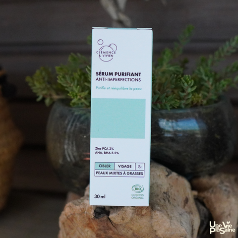 Sérum purifiant | Anti-imperfections  | BIO | Clémence & Vivien | 30mL