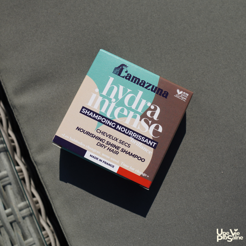 Shampoing solide cheveux secs |  Huile de coco vierge | Hydratation intense | Lamazuna