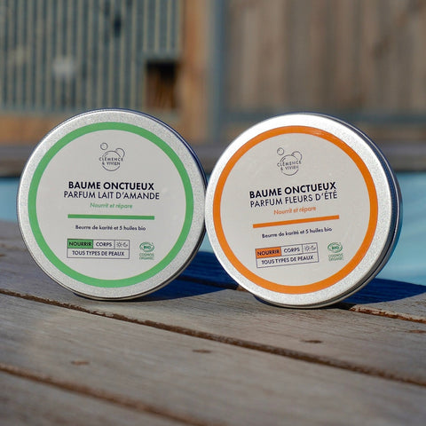 Baume onctueux | Fleur d'été ou lait d'amande | 150mLSoins peauUneViePlusSaine